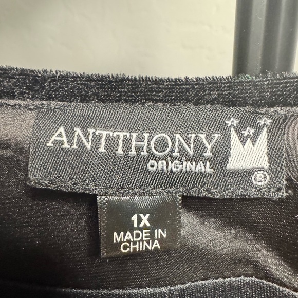 Antthony Vibrant Multi Colored Velvet Sequin Jacket Size 1X - Picture 11 of 13